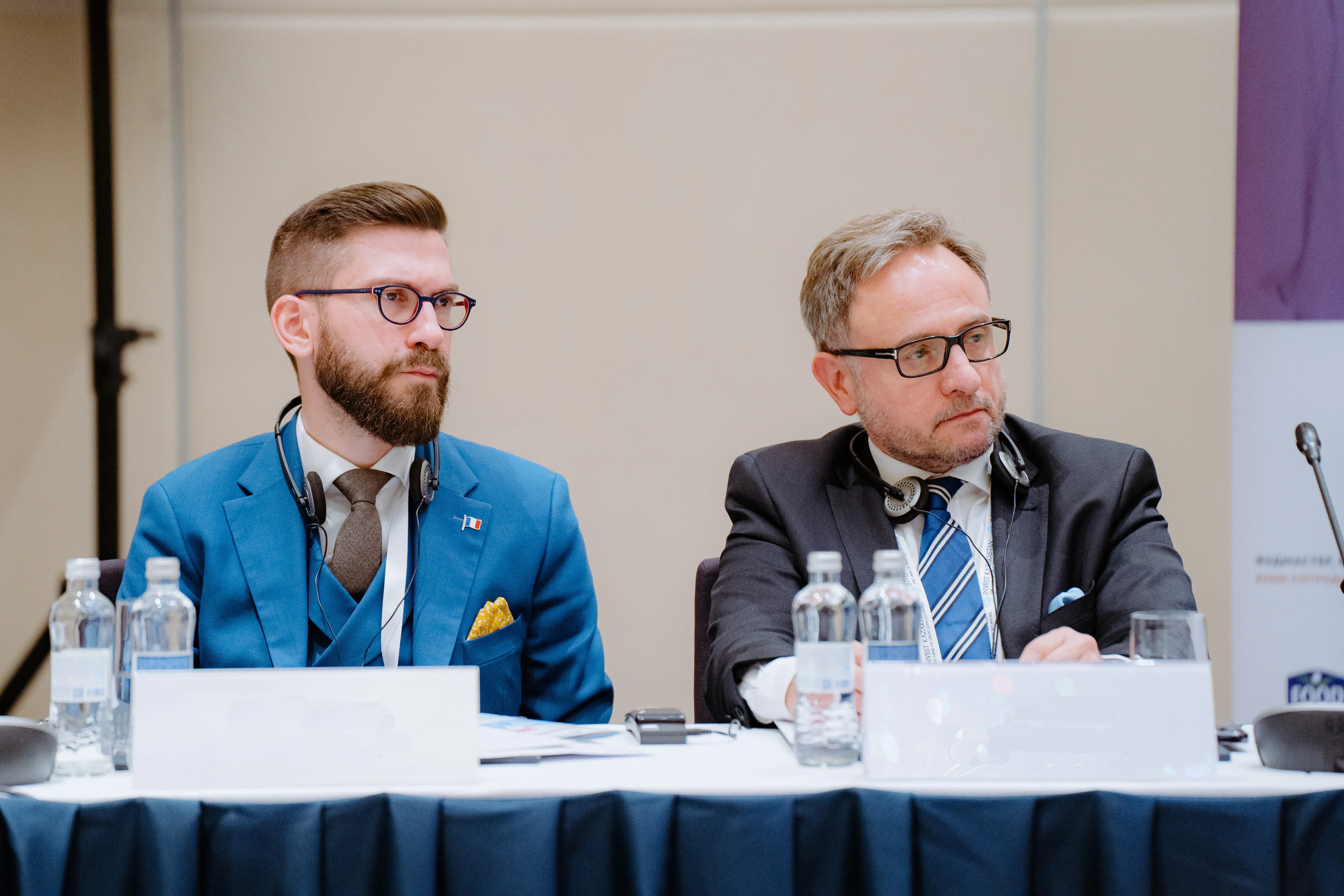 The president of École Hexagone et Divier VIDAL