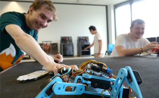 FabLab equipment with 3D printers