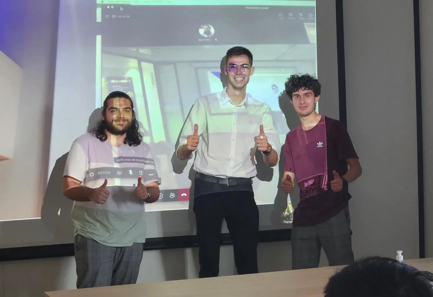 Benjamin, Aurélien et Kilian