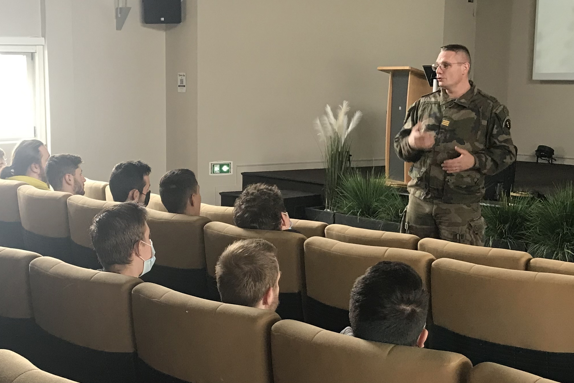 Intervention du Capitaine Beuzon